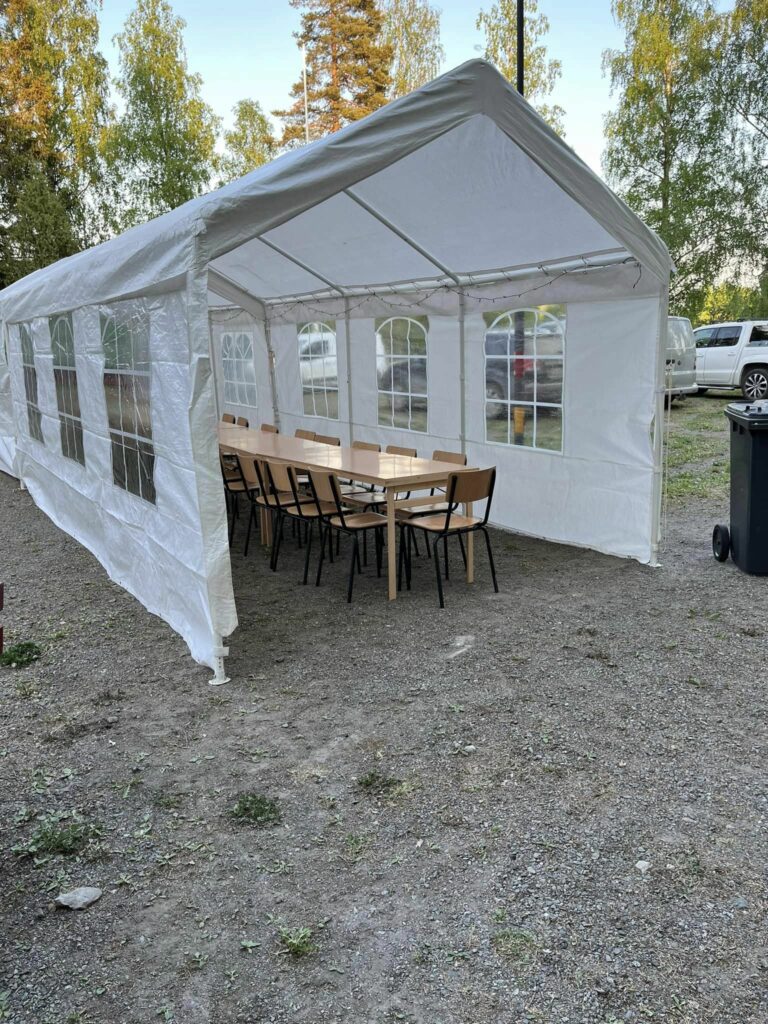 Partytältet som även finns att hyra
